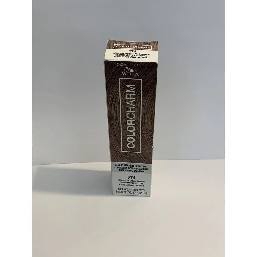 Wella COLORCHARM Demi Permanent Hair Color 7N Medium Neutral Blonde Gloss semi
